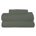 thumbnail image 3 of Royale Linens Graphite 400 Thread Count Performance Twin Sheet Set, 3 of 5