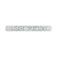 thumbnail image 3 of 1/2 Carat Round Diamond Wedding Band Ring in 14K White Gold (Ring Size 4.75), 3 of 5
