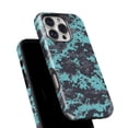 thumbnail image 6 of DesignSkinz Scratch-Resistant Hard Slim Case Compatible with iPhone 13 Mini (Compatible with MagSafe) - Turquoise and Gray Digital Camouflage, 6 of 9