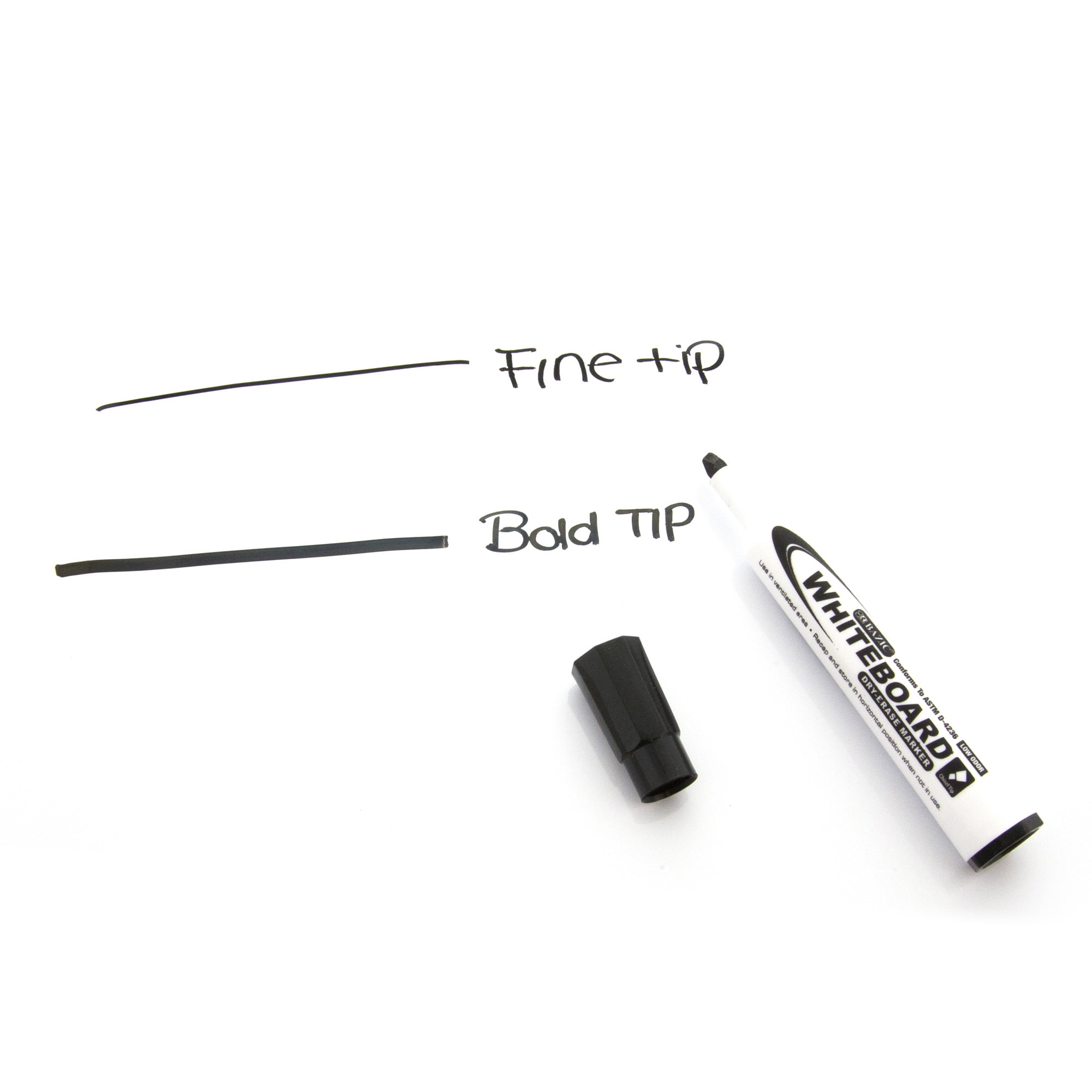 Bazic Products 303001-144 Chisel Tip Dry-Erase Markers, Black