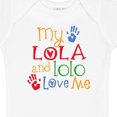 thumbnail image 4 of Inktastic My Lola and Lolo Love Me Grandchild Boys or Girls Baby Bodysuit, 4 of 5