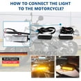 thumbnail image 2 of 2PCS Motorcycle Mini LED Turn Signal Light Handlebar Blinker Indicator Lamp For Harley Sportster Dyna For Yamaha Accessories, 2 of 6