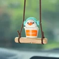 thumbnail image 4 of Cartoon Cute Animated Car Accessories Swinging Duck Pendant Car Rearview Mirror Ornaments Birthday Gift Couple Accessories Car, 4 of 9