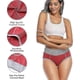 thumbnail image 3 of Ladies High Waist Knickers Women's Cotton Briefs Underwear Full Back Coverage Panties 4 Pack, 3 of 3