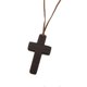 thumbnail image 2 of Wooden Cross Necklace 30Pcs Black Cross Pendant Necklace with Durable Style for Decoration, 2 of 5