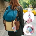 thumbnail image 5 of Lucky Horse Bag Charm Keychain Plush Mascot 2026 New Year Gift Mini Stuffed Animal Backpack Pendant Accessory for Good Fortune and Prosperity Charm Blue, 5 of 6