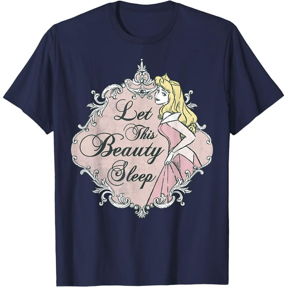 Sleeping Beauty Aurora Let Me Sleep Graphic DTG Print Unisex T-Shirt