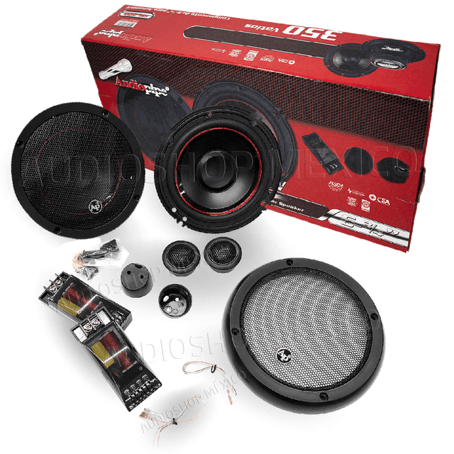 Set de Medios Audiopipe CSL-600 350 Watts 6.75 Pulgadas 4 Ohms