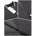 thumbnail image 4 of Men's  Varsity Jacket Causal Slim Fit Cotton Baseball Bomber Jackets, 4 of 10