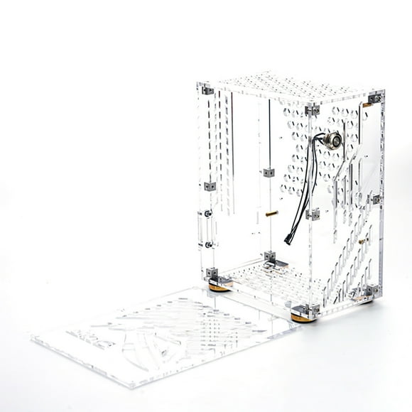 Compact PC Case, Portable Small Computer Case Plexiglass Shell Compact PC Case Desktop PC Case