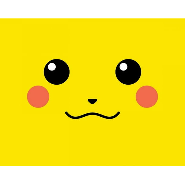 Pokemon Go Pikachu Face Edible Cake Topper Image Abpid Walmart Com