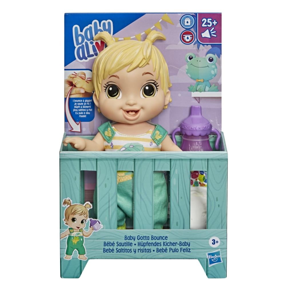 Pipi Baby Alive Juega Conmigo Muñeca Hasbro Baby Alive Saltitos Y