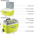 thumbnail image 2 of Pinnacle Cooler with Wheels – Practical Set of 66L Cooler with Wheels and Handle – Includes 30L 11L and 4.5L Camping Coolers and 2 Ice Bricks – Cup Holder and Sitting Lid – Extended Cooling Time, 2 of 9