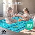 thumbnail image 4 of ODIKA 4'x6' Machine Washable Non-Slip Area Rug, Swimming Pool Print Shaggy High Traffic Rug, Blue, 1296, 4 of 7