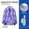 thumbnail image 5 of Compact Travel Backpack with Magical Unicorn Rainbow Aesthetic, 5 of 6