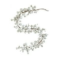 thumbnail image 2 of Garland Christmas Christmas Garland Christmas Garland Ornaments 6 Ft Christmas Garland Ornaments for Indoor Outdoor Home Decoration/ Christmas Door and Window Decoration Ball String Silver, 2 of 6