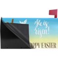 thumbnail image 4 of Dove and Spring Lily Flowers Happy Easter Magnetic Mailbox Cover MailWraps Garden Yard Home Decor for Outside Standard Size-18"x 20.8", 4 of 5