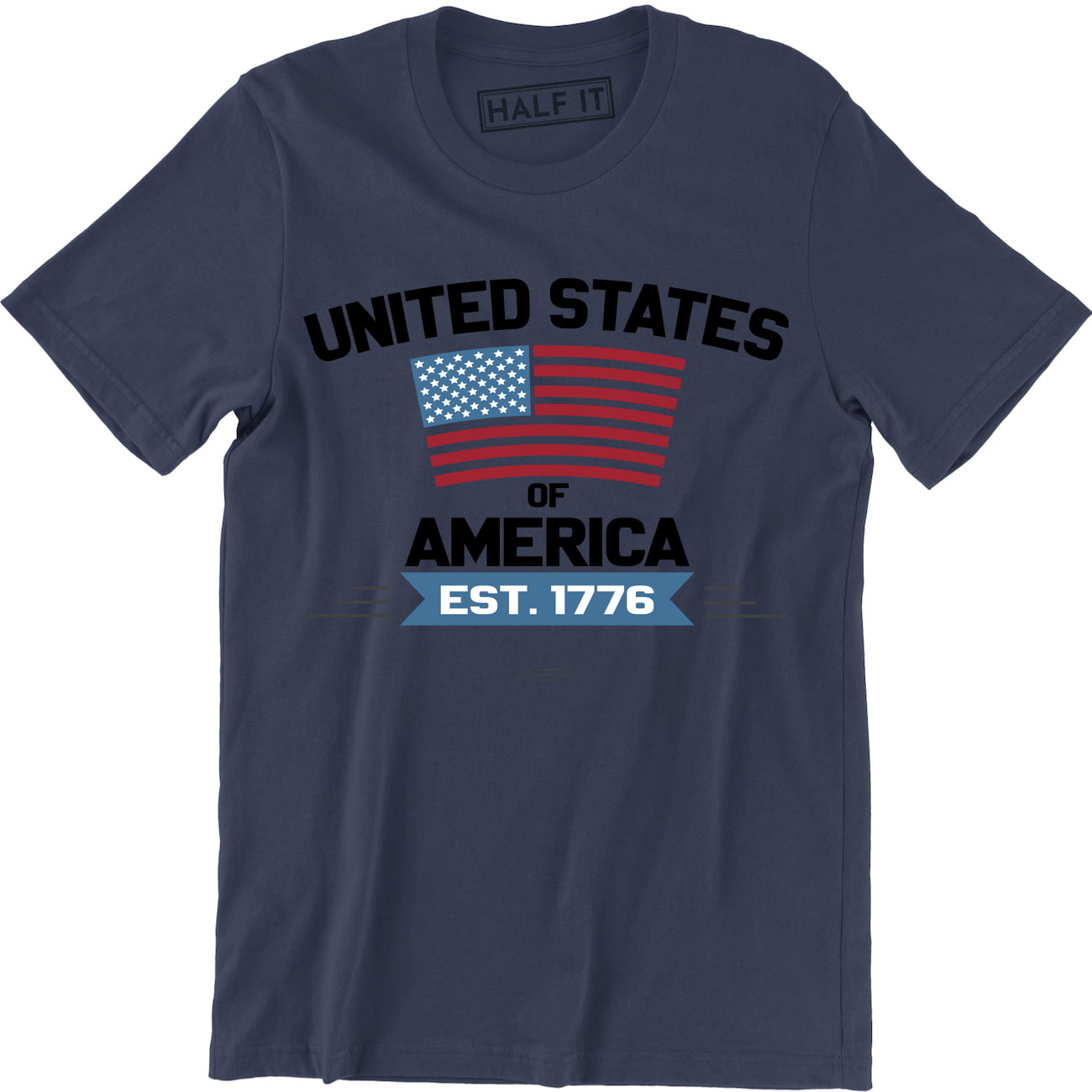 United States Of America Est. 1776 - Patriotic Freedom Men's T-Shirt ...