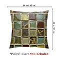 thumbnail image 4 of Olive Brown Gold and Beige Rectangles Design Pillowcase, 4 of 7