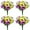z-4PCS, variant on pdqouc 3 Bundles Artificial Daisies Flowers Silk Cemetery Flower Daisy Memorial Bouquet for Hanging Window Box Home Table Centerpieces Decor