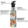 thumbnail image 3 of Yayeee 20oz Insulated Water Bottle Double Wall Stainless Steel with Flip Straw Lid, Watercolor Tomatoes, 3 of 7