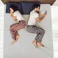 thumbnail image 2 of Unique Bargains 15' Deep Pocket Cotton Fitted Sheet Durable Bottom Sheets Full Light Gray, 2 of 10