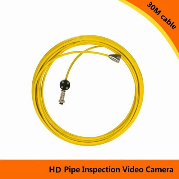 1 x Replacement Cable for Pipe Inspection Camera-Yellow