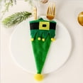 thumbnail image 1 of Fiudx Artículos en oferta con ofertas flash 10 piezas de adornos navideños nuevos, sombrero pequeño, cuchillo y tenedor, cubierta para decoración de mesa, cuchillo, 1 of 2