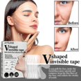 thumbnail image 2 of 100pcs Lift Face Sticker Instant Waterproof V Shape Breathable Makeup Adhesive Tape, 2 of 5