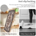 thumbnail image 3 of TECHVIDA Kitchen Rugs 4 Piece Set,Boho kitchen mats for floor, Non-Slip Machine Washable Rugs,Vintage Kitchen Mat for Hallway Laundry Room Sink, 3 of 8