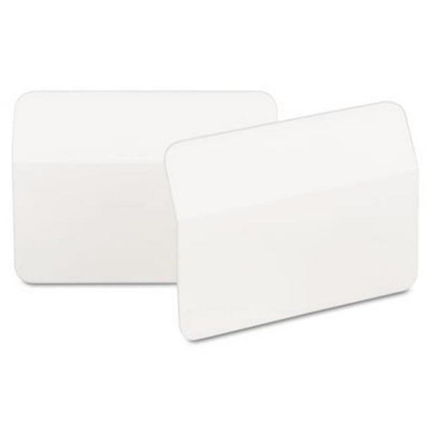 Durable Hanging File Tabs 2 X 1 1 2 White 50 Pack Walmart Com Walmart Com