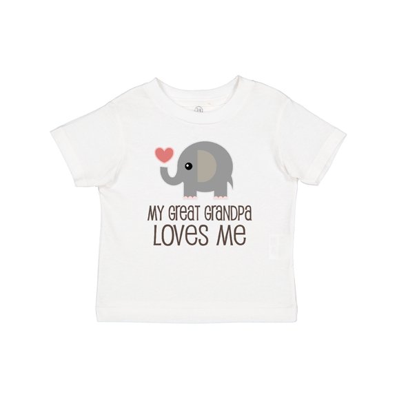 Inktastic Great Grandpa Loves Me Boys or Girls Baby T-Shirt