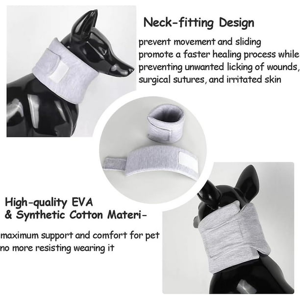 Dog Neck Brace Elizabethan Collar Recovery After Surgery Adjustable Breathable Neck Cervical Cone For Pet With Spinal Issues Walmart