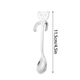 thumbnail image 2 of BallsFHK 304 Stainless Steel Wall-mounted Bear Spoon Coffee Hanging Cup Spoon Dessert Spoon Small Spoon Stirring Hanging Mug Ice Spoon, 2 of 2