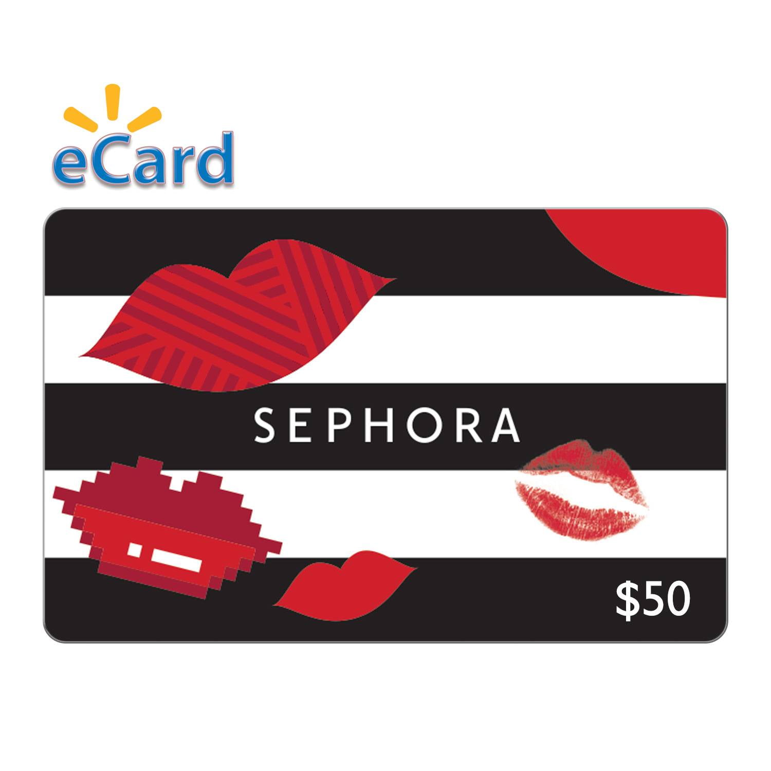 Sephora $50 Gift Card (Email Delivery) - Walmart.com
