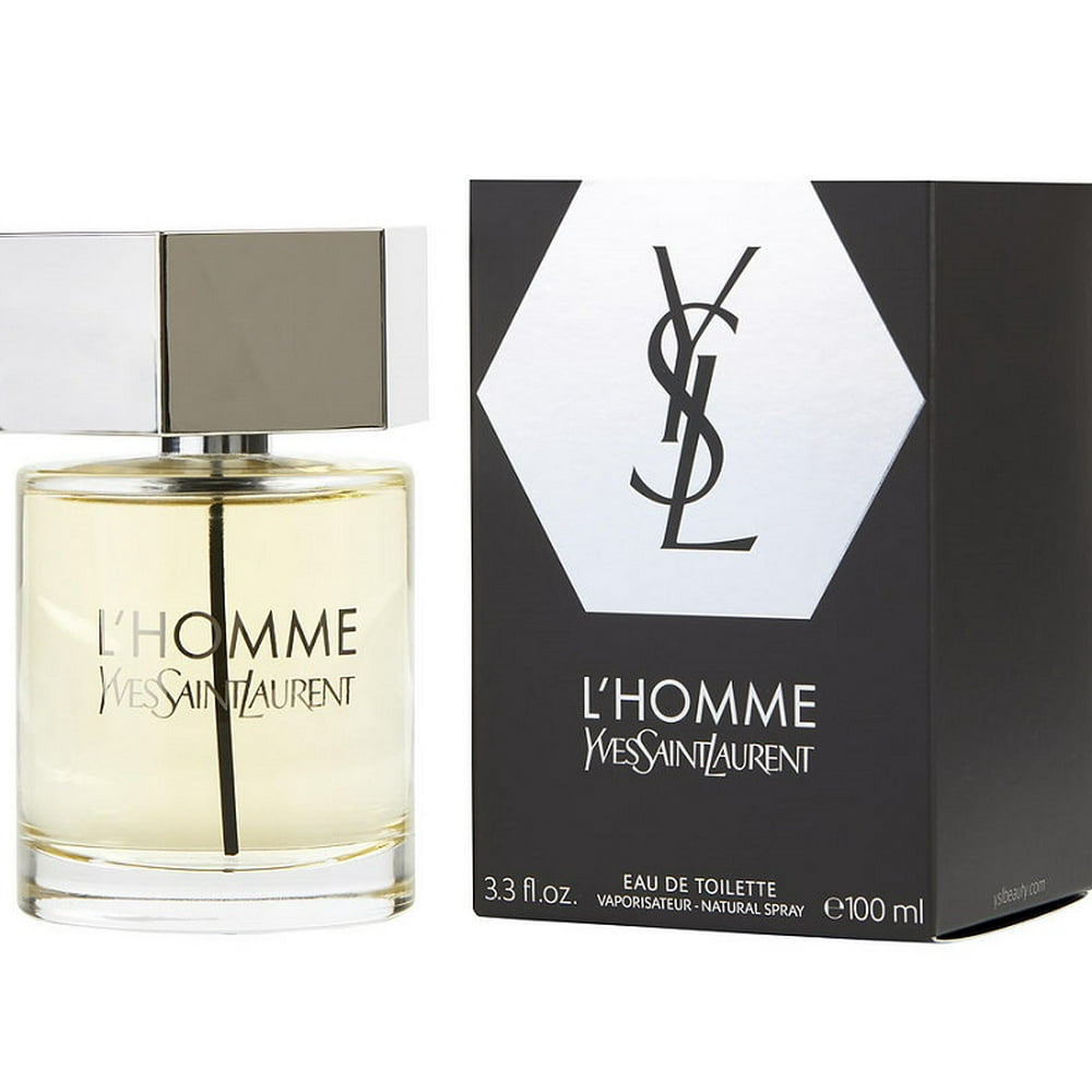 YSL L'HOMME * Yves Saint Laurent 3.3 oz / 100 ml Eau De Toilette Men ...