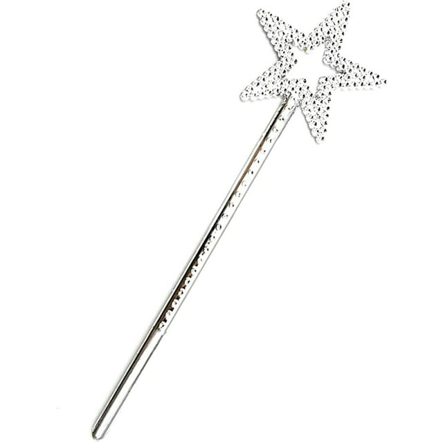 Varita Mágica De 33 Cm Con Forma De Estrella Varita Mágica Plateada De Hada Y Ángel Varita Mágica Plateada De Hada Y Ángel Cosplay Para Niñas Disfraces Fiesta De Cumpleaños Boda Halloween Navidad Co