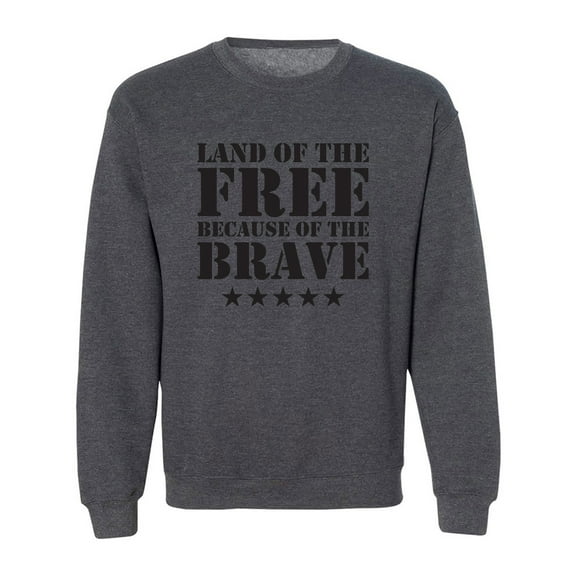 Land Of The Free Crewneck Sweatshirt