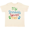 thumbnail image 3 of Inktastic My Grandaddy Loves Me Boys or Girls Toddler T-Shirt, 3 of 5