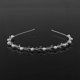 thumbnail image 3 of Wedding Bridal Rhinestone and Pearl Decorated Tiara / Hair Barrettes / Hairband / Hair Loop (Sliver), 3 of 3