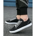 thumbnail image 6 of Women's Play Fashion Sneaker White Color Washed and Leopard Canvas Slip on Shoes, 6 of 15