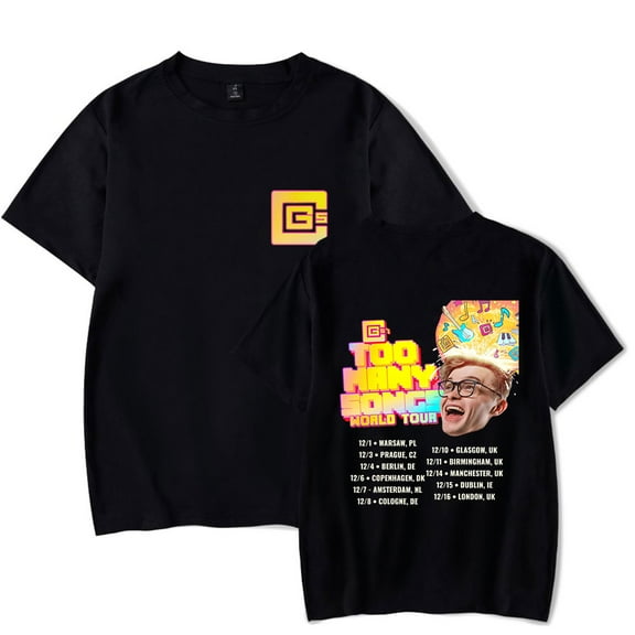 CG5 Too Many Songs Tour World Tour 2025 T-Shirt For Women/Men Unisex Short Sleeve Tshirt Tee Streetwear