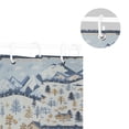 thumbnail image 5 of Yayeee Shower Curtain with Hooks 72"x72" Waterproof Fabric Bathroom Hanging Decor, Light Blue Mountain, 5 of 5