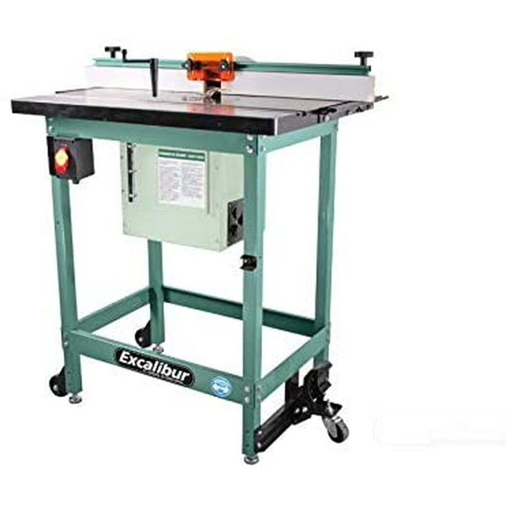General International 32" x 24" Excalibur Deluxe router table kit with