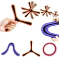 thumbnail image 4 of Childrens Hand Thrown Boomerang Three-Leaf Flying Parent-Child Decompression Outdoor Toy Toy, 4 of 7