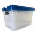 thumbnail image 1 of 3 Cajas De Almacenamiento Apilables Capacidad 42 L Color Transparente, 1 of 5