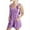 A-Purple39, variant on JAJAHO Summer Girls Overalls Suspender Shorts Adjustable Straps Solid Color Shorts Jumpsuit For Girl 7-14 Years Trendy Trousers