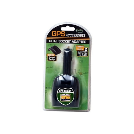 iConcepts - Car power adapter - 2 output connectors (automobile cigarette lighter)