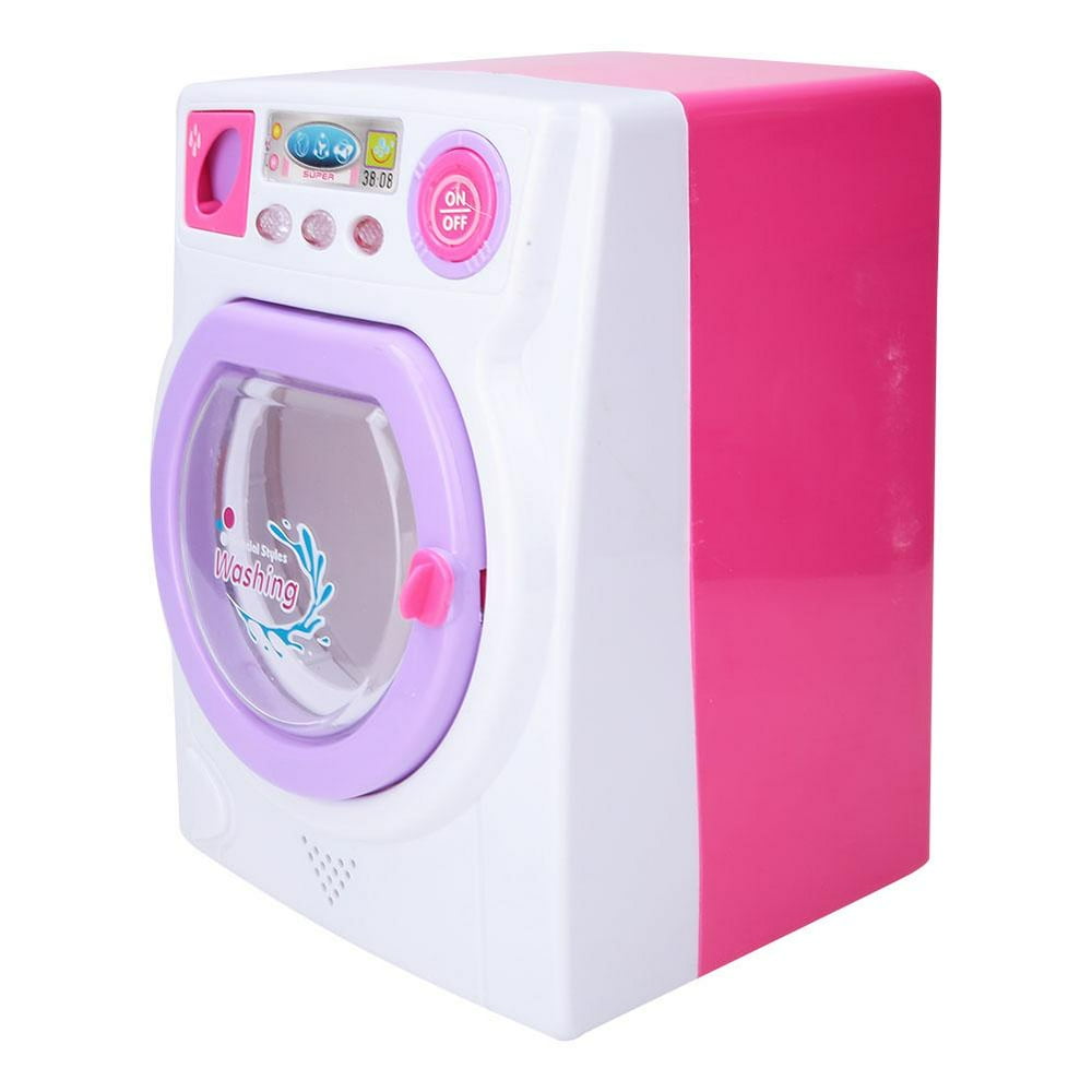 Tebru Children Play House Appliance, Children's Play House Toys Set Electric Washing Machine