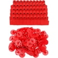 thumbnail image 6 of ABPETE Blank Ear Tags 100 Pieces Livestock Ear Tags Blank Livestock Identification Cards for Cattle Cow Pig Goat Sheep Dog (red), 6 of 8